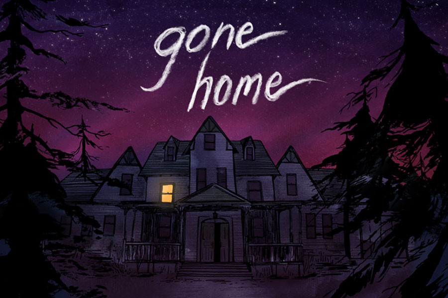 The Official Picture of Gone Home, One of The most emotional video games.