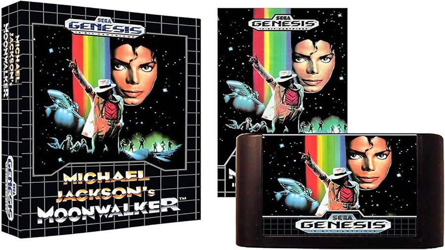 The Official Picture of Moonwalker featuring Michael Jackson, One of The most expensive video games.