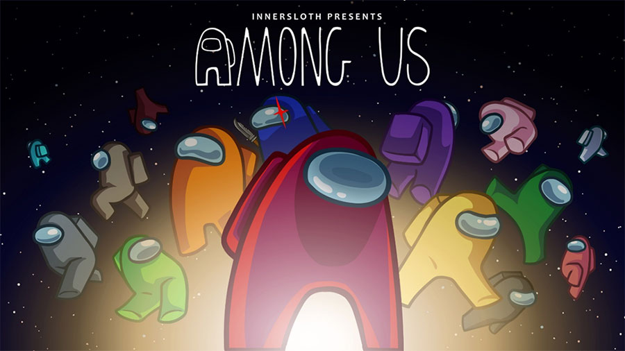 The Official picture of Among Us with Crewmates, One of most fun video games of all time.