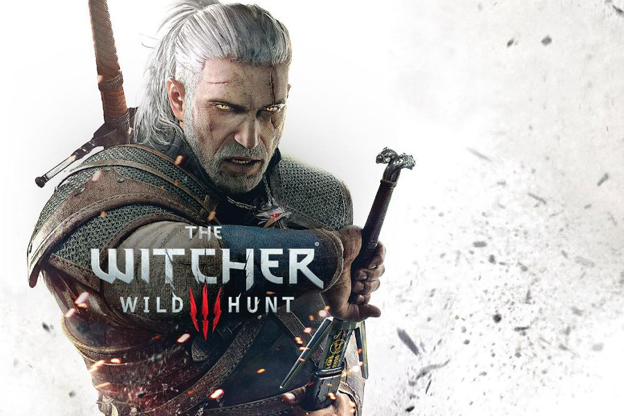 The Official picture of The Witcher 3 with Geralt, One of most fun video games of all time.