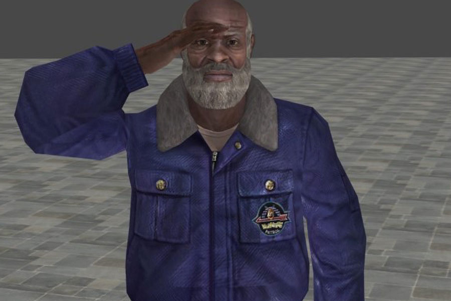 in game picture of Otis from Dead Rising, one of the most hated video games characters.