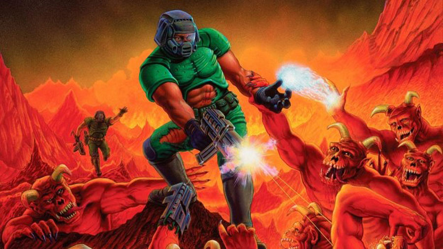 The Official picture of Doom, one of most influential video games of all time.