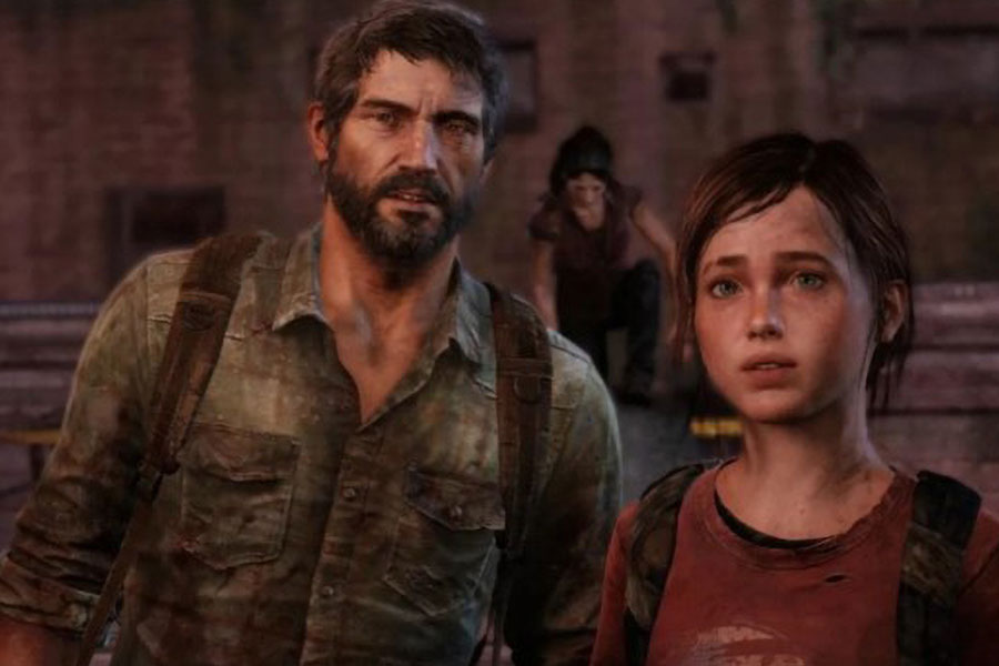 in game picture of The Last of Us with Joel and Ellie, one of most influential video games of all time.