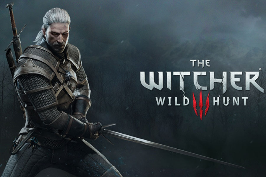 The Official Picture of The Witcher 3: Wild Hunt Featuring Geralt, One of the most popular video games in Mexico.