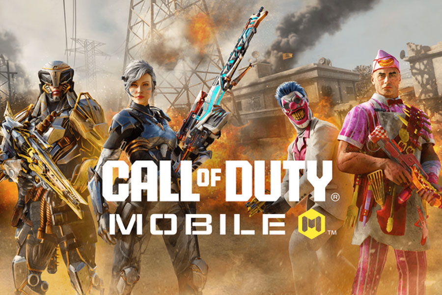 The Official Picture of Call of Duty: Mobile with its many characters, One of The most popular video games in the Middle East.