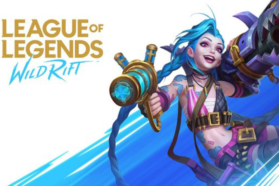 The Official Picture of League of Legends Featuring Jinx, One of The most popular video games in the Middle East.