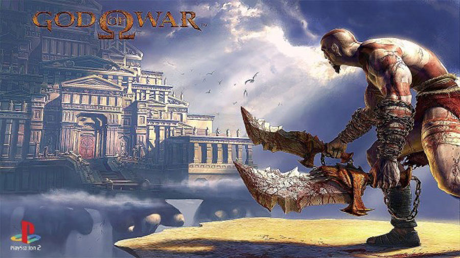 The Official Picture of God of War Featuring Kartos, One of most violent video games of all time.