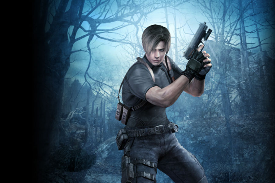 The Official Picture of Resident Evil 4 Featuring Leon, One of most violent video games of all time.