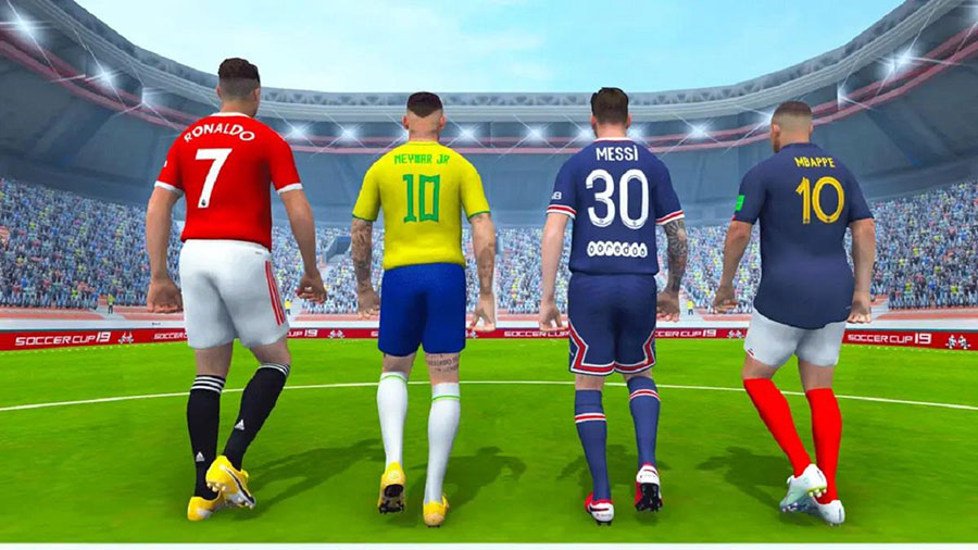 in game picture of Real Football 2024, One of offline football games for android.