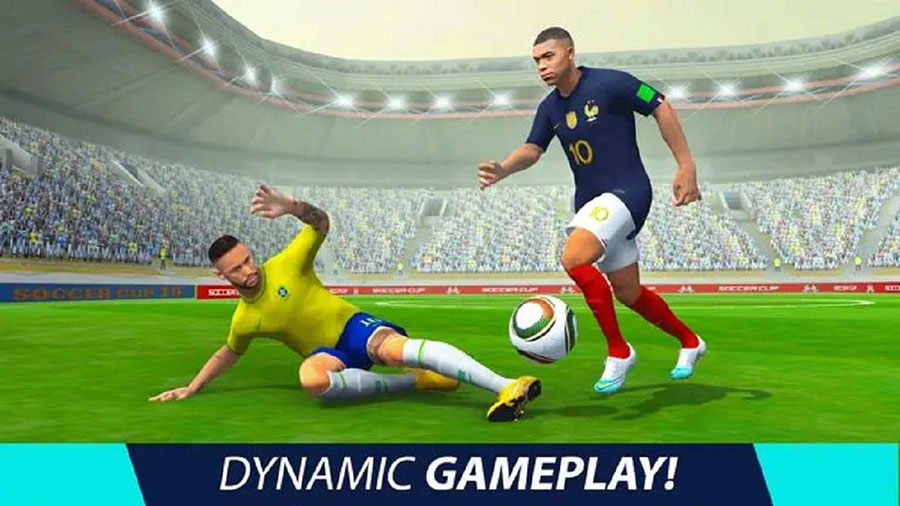 in game picture of Final Kick 2024, One of offline football games for android.