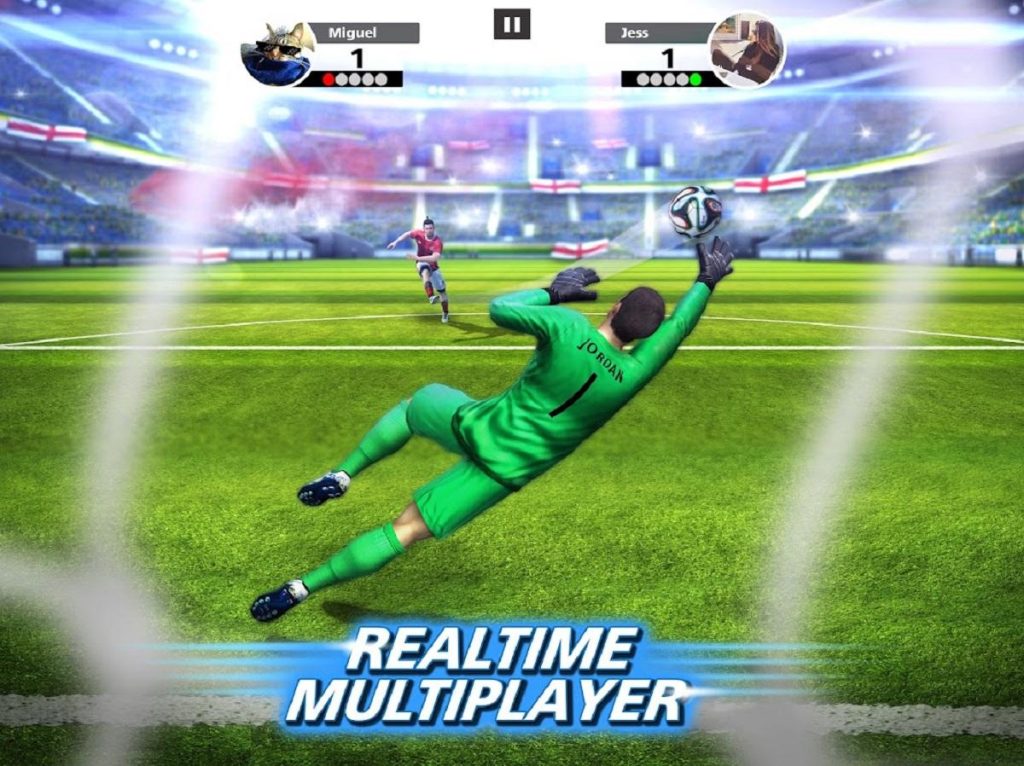 The Official picture of Football Strike, One of offline football games for ios.