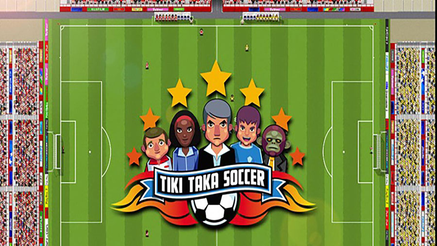 The Official Picture of Tiki Taka Soccer, One of offline multiplayer football games for ios.