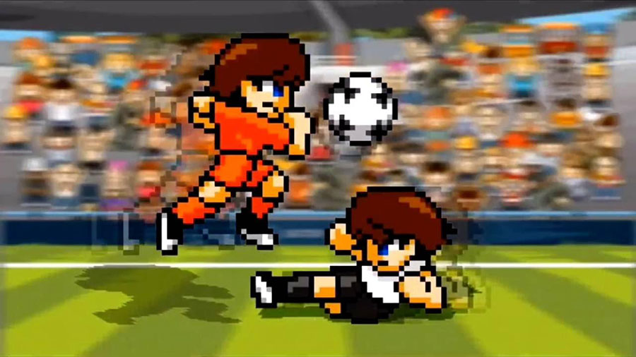 The Official Picture of Pixel Cup Soccer 16, One of offline multiplayer football games for ios.