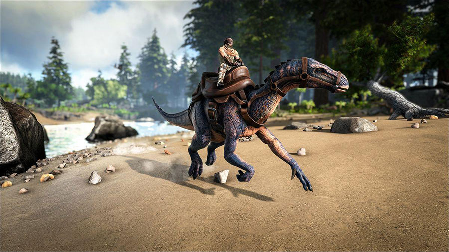 in game picture of ARK: Survival Evolved, One of offline open world games for android.