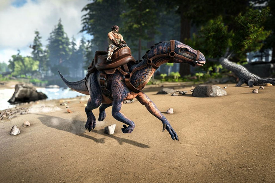 in game Picture of ARK: Survival Evolved, One of offline open world games for ios.