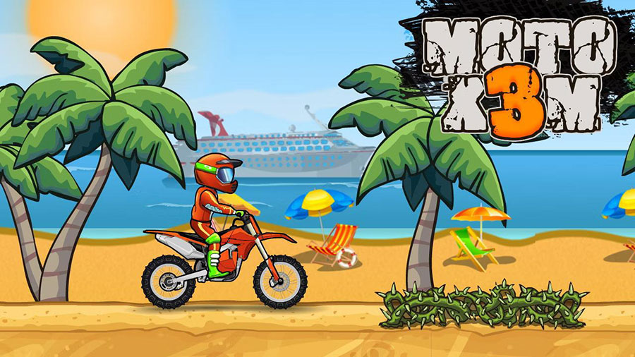 The Official Picture of Moto X3M Bike Race Game, One of offline racing games for android.