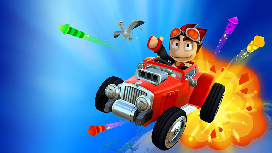 Beach Buggy Racing 2 creates a very unique experience by incorporating arcade elements into its gameplay.