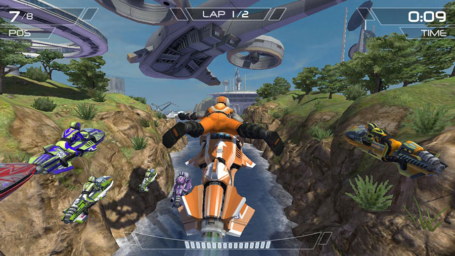 in game Picture of Riptide GP2, One of offline racing games for ios.