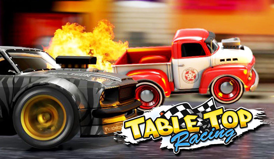 The Official Picture of Table Top Racing: World Tour, One of offline racing games for ios.