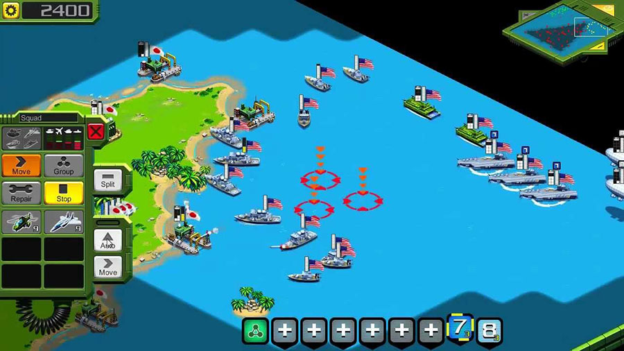 in game Picture of Tropical Stormfront, One of offline rts games for android.