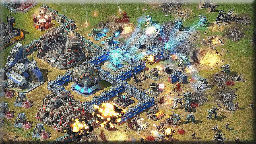 in game Picture of Battle for the Galaxy, One of offline rts games for android.