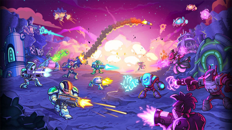 The Official Picture of Iron Marines, One of Best Offline RTS Games for iOS.