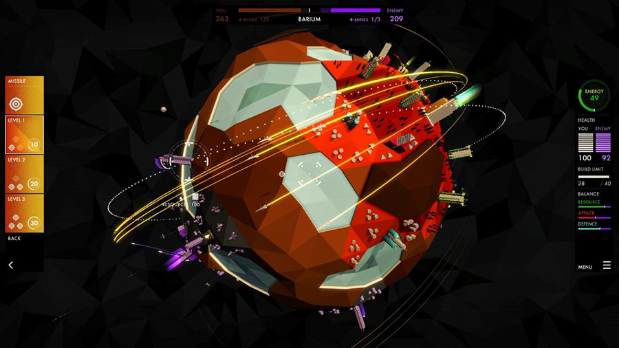 in game Picture of Element RTS, One of Best Offline RTS Games for iOS.