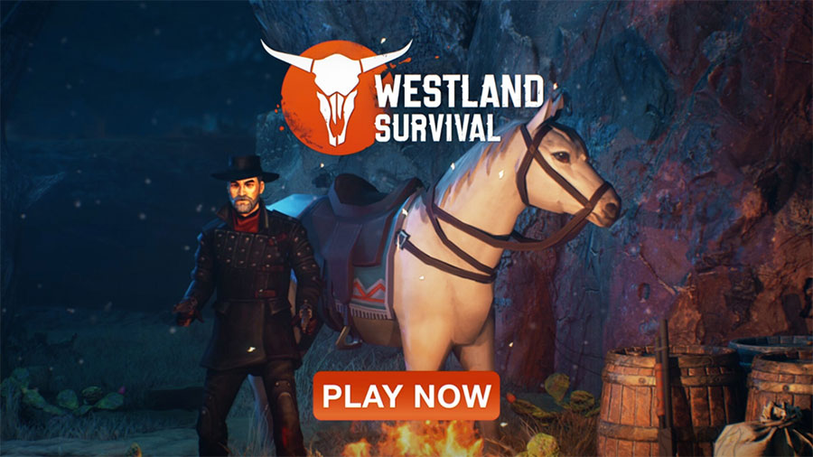 Screenshot of "Westland Survival" with Wild West survival and crafting.