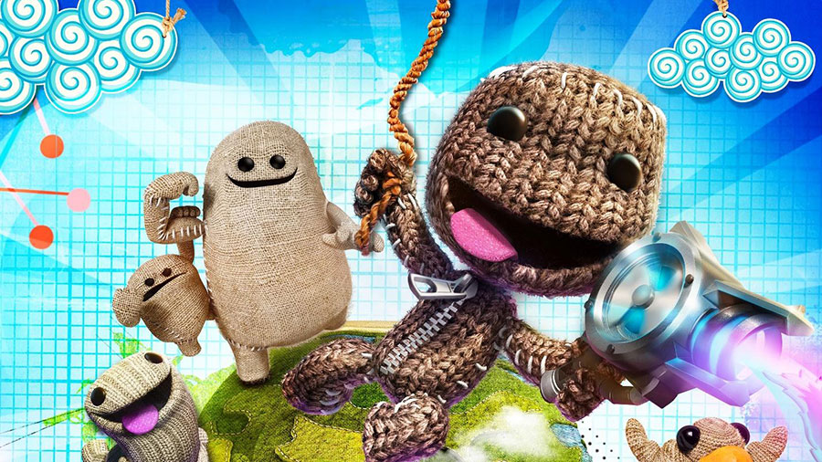 The Official Picture of LittleBigPlanet with its characters, One of problem solving games for kids.