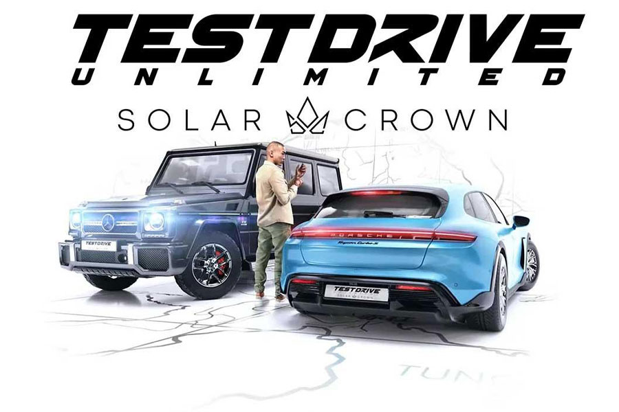 The Official Picture of Test Drive Unlimited Solar Crown with its cars, One of racing games with biggest maps.