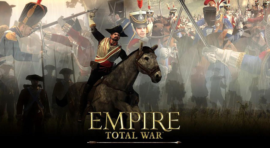 The Official Picture of Empire: Total War with its characters, One of rts games for mac.