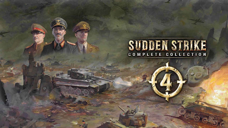 The official picture of Sudden Strike, One of the rts games for ps4