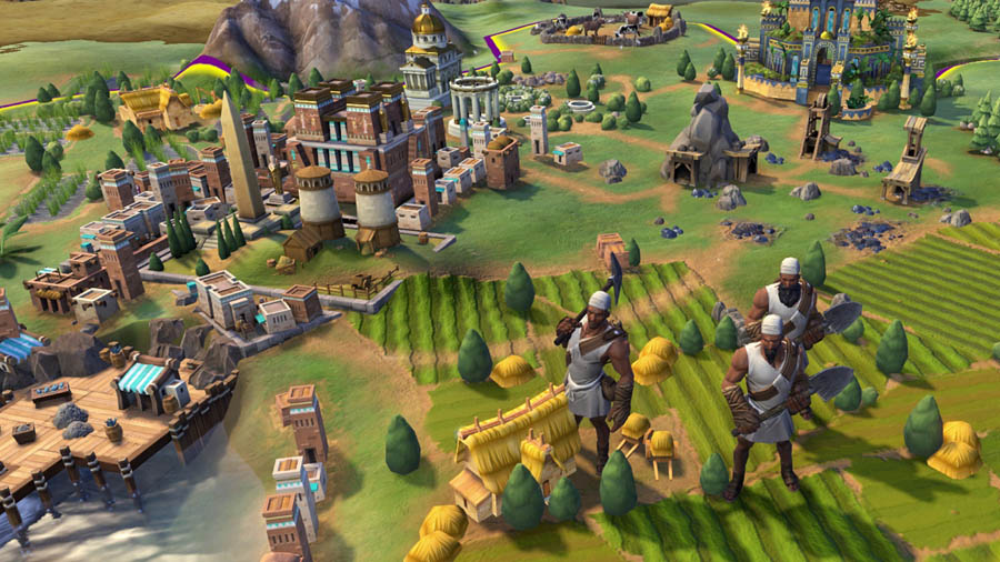 An official wallpaper of Civilization VI, One of the rts games for ps4.