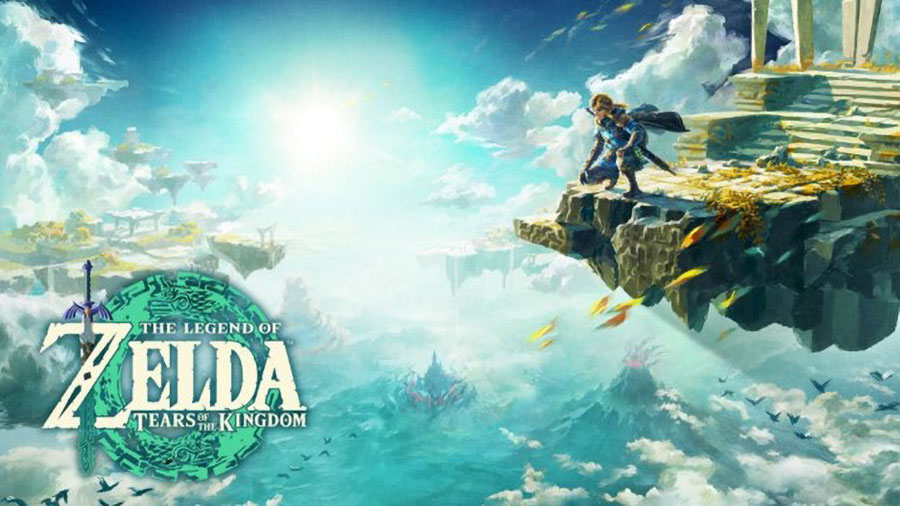 The Official Picture of The Legend of Zelda: Tears of the Kingdom featuring Link, One of upcoming Japanese games 2024.