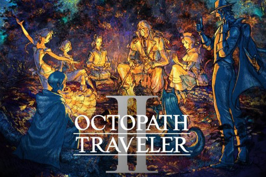 The Official Picture of Octopath Traveler 2 with its playable characters, One of upcoming Japanese games 2024.