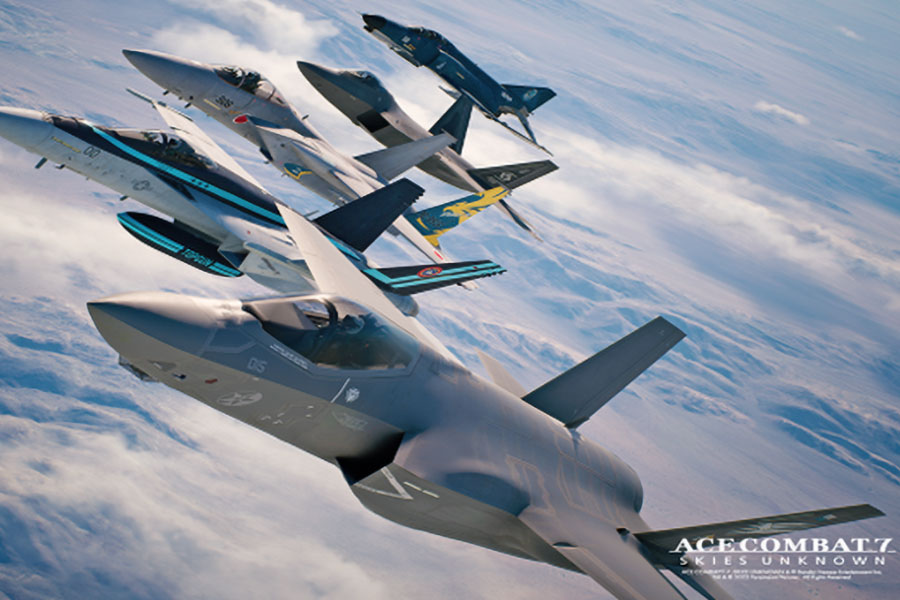 The Official Picture of Ace Combat 7: Skies Unknown Deluxe Edition, One of upcoming japanese games 2024.