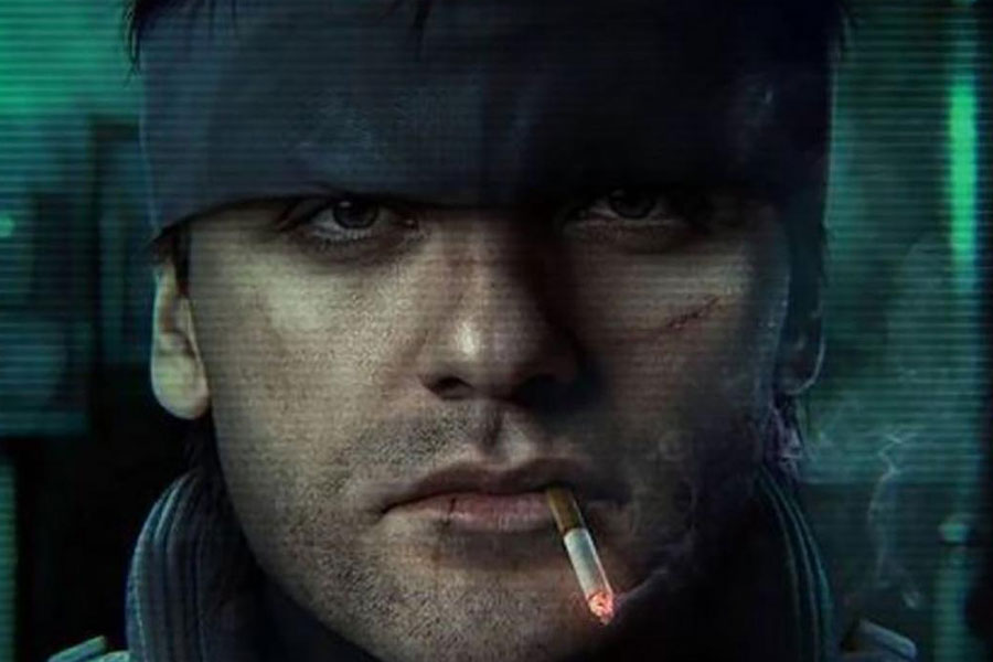 a picture of Metal Gear Solid with Solid Snake, upcoming movies based on video games.