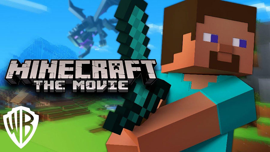 a picture of Minecraft: The Movie with steve, one of upcoming movies for gamers.