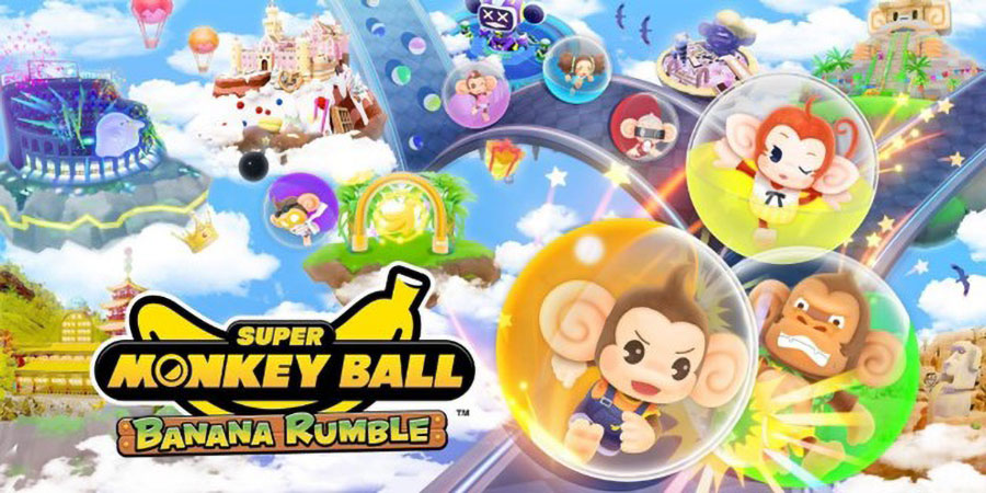 The Official Picture of  Super Monkey Ball Banana Rumble, One of upcoming nintendo switch games 2024.