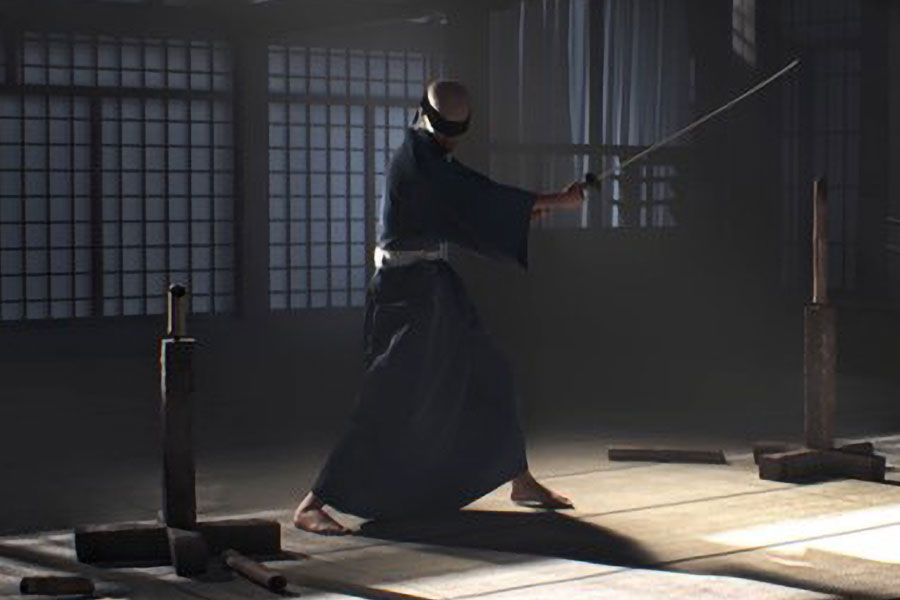 The in game Picture of Kendo Warrior, One of upcoming samurai games 2024.