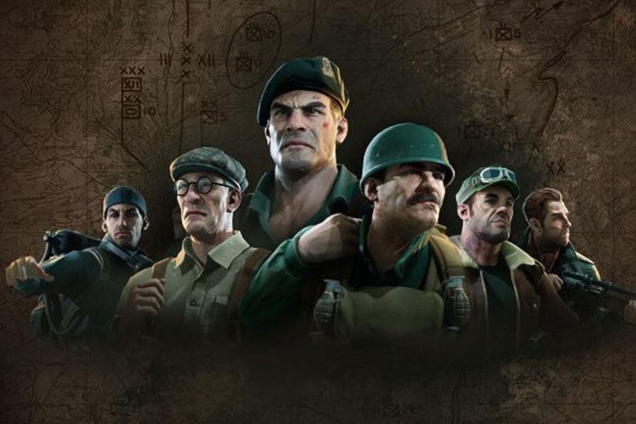 The Official Picture of Commandos Origins Featuring its characters, One of upcoming war games 2024.