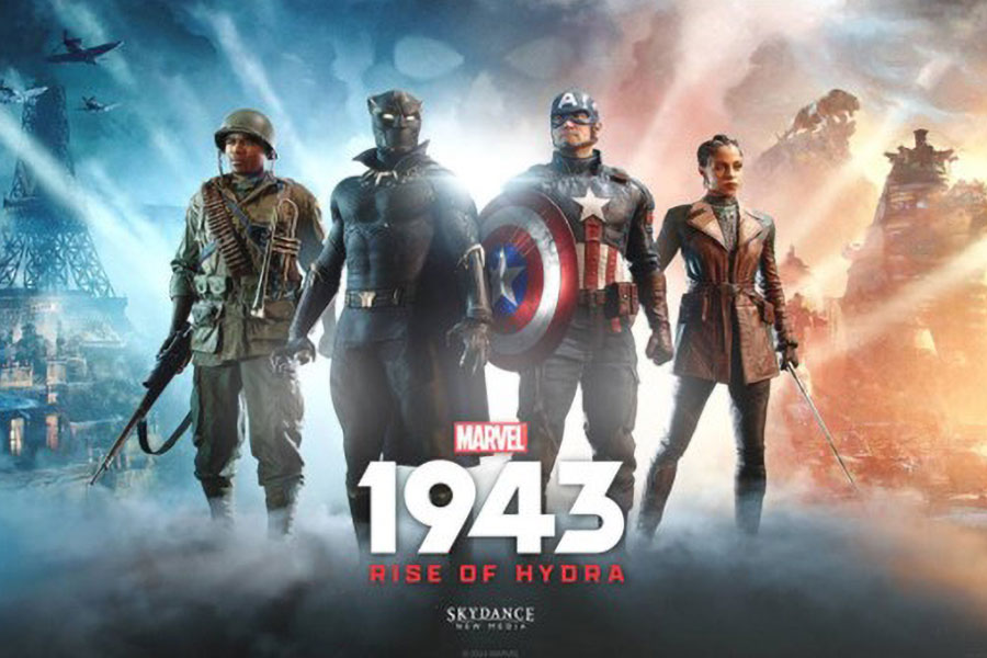 The Official Picture of Marvel 1943 Featuring its main characters, One of upcoming war games 2024.