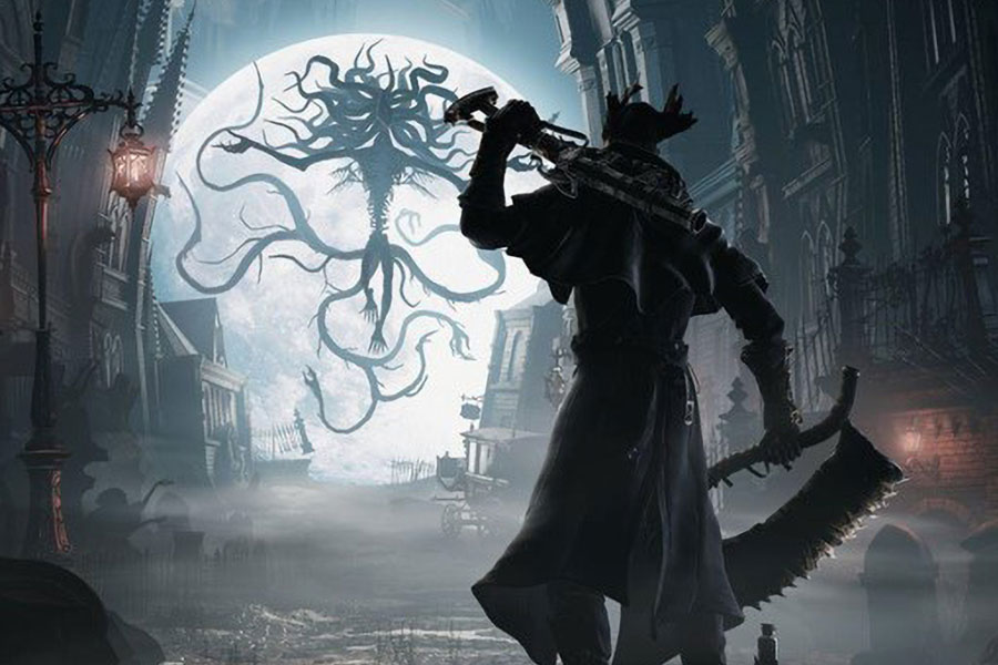 The in game Picture of Bloodborne, One of video games to play before you die.