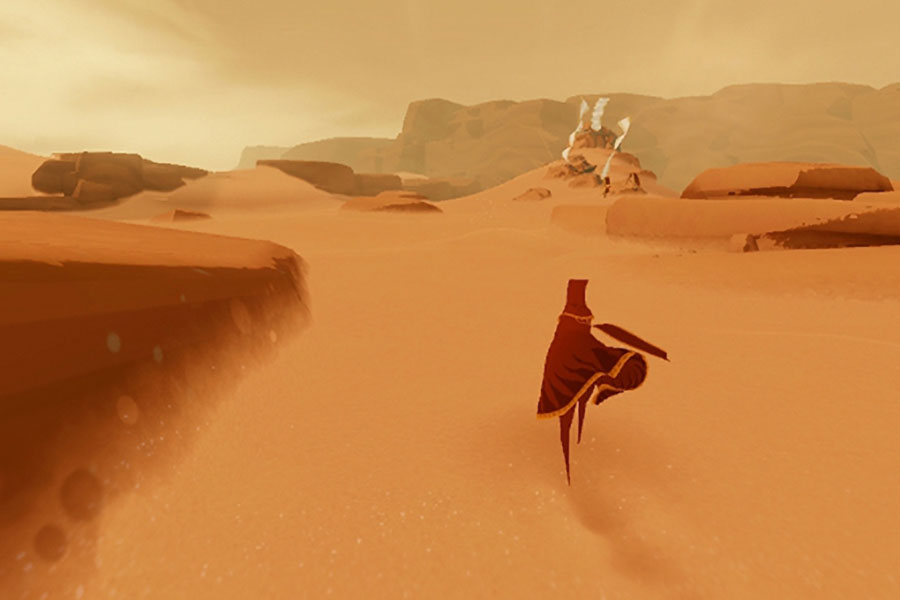 The in game Picture of Journey, One of video games to play before you die.