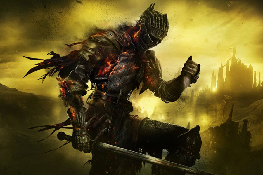 The Official Picture of Dark Souls, One of video games to play before you die.