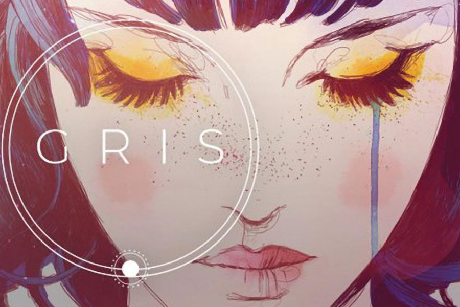 he Official Picture of Gris featuring its main character, One of video games to play on Chromebook .