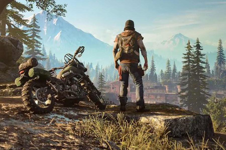 The in game Picture of Days Gone, One of video games with zombies