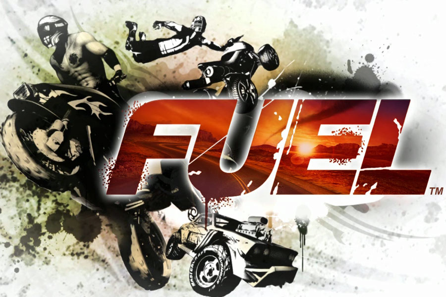 If you want to know what game has the biggest map, here’s a picture of Fuel, one of those games.