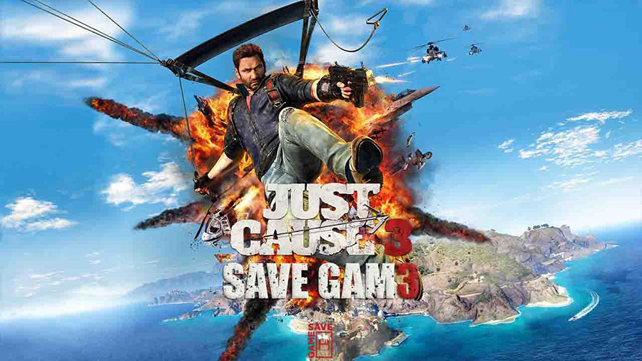 The Official Picture of Just Cause 3 with its main character.