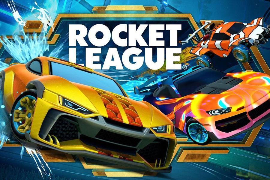 The Official Picture of Rocket League with its cars.